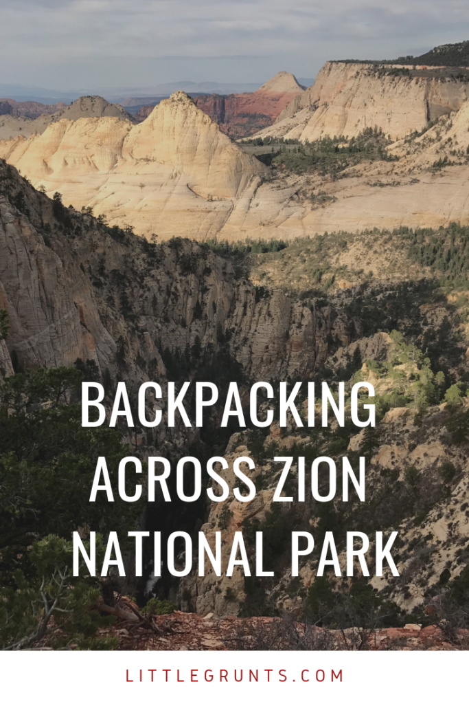 Backpacking Zion National Park